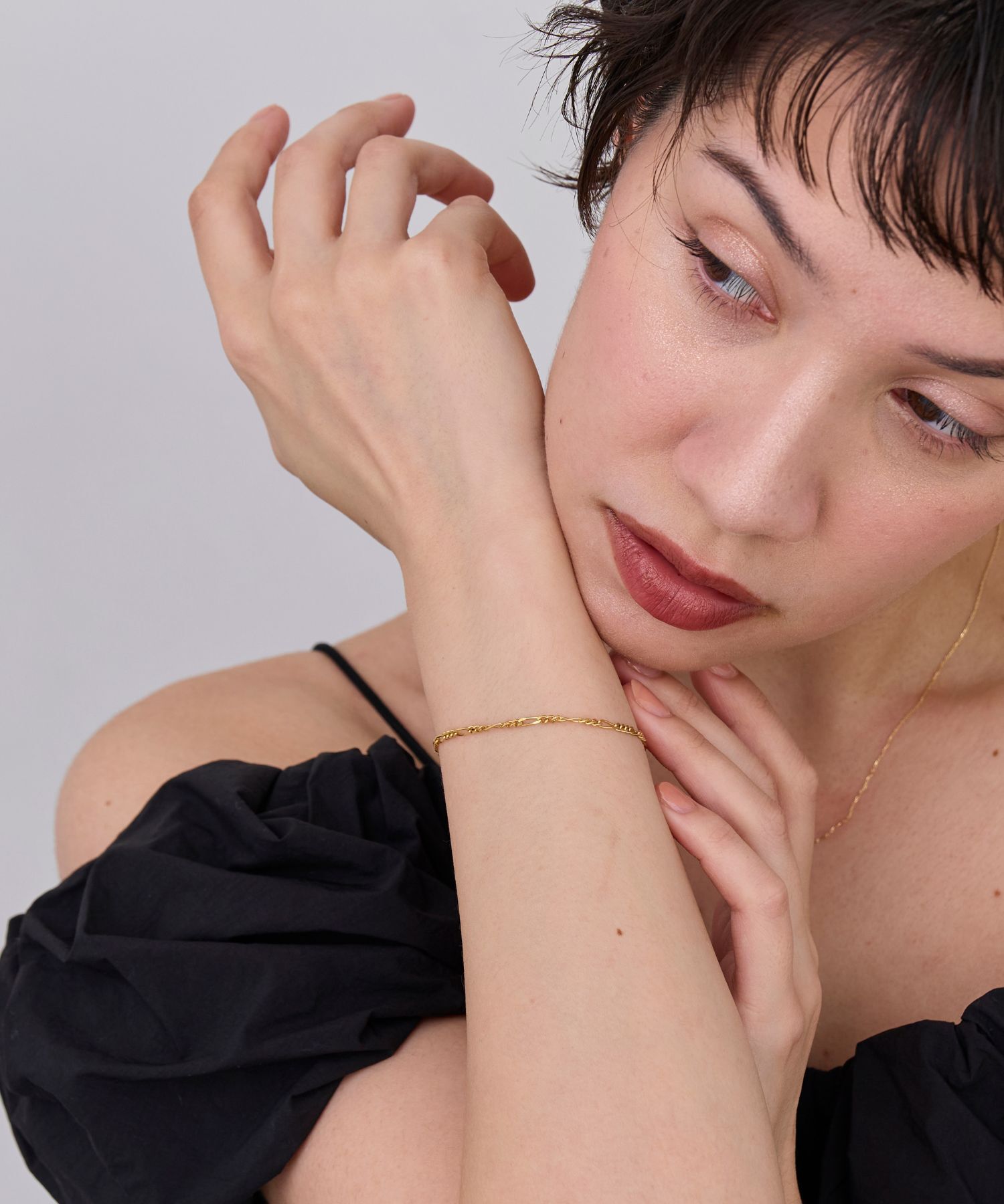 JUPITER「【SV】チェーンブレスレット　ニッケルフリー/金属アレルギー」|ブレスレット・バングル|