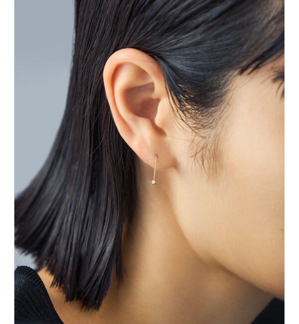 Jouete「K18 ピアス ダイヤモンド」|ピアス|