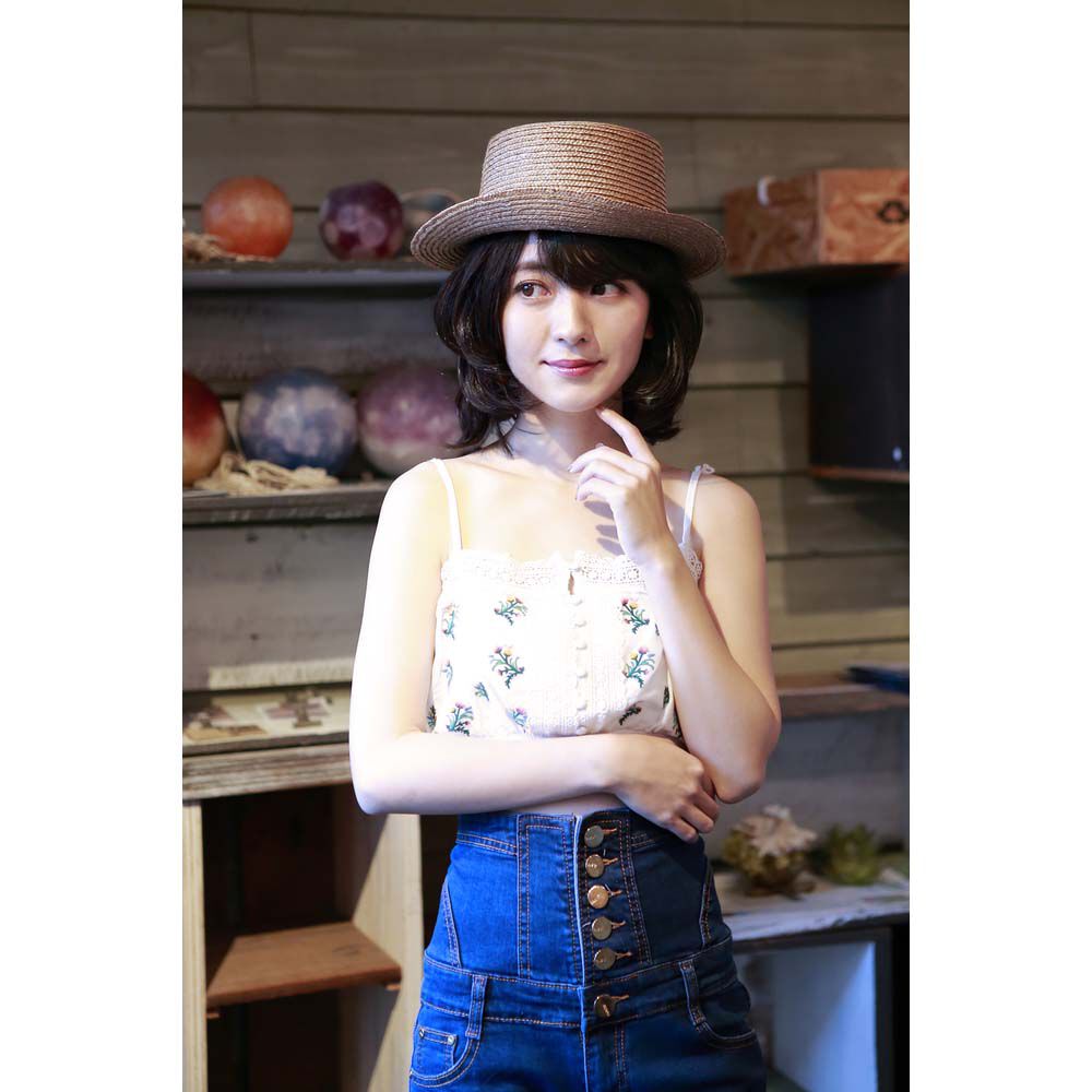 BACKYARD FAMILY「プリシラ ウィッグ 通販 フルウィッグ セミロング オールウィッグ クラシカルボブ A-664」|ヘアスタイリング|ブラック1