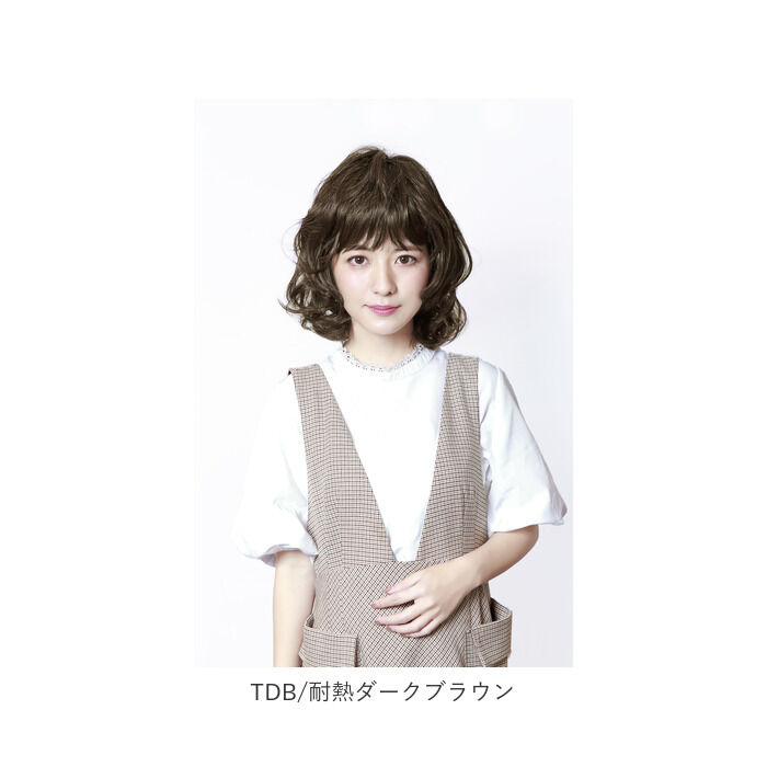 BACKYARD FAMILY「プリシラ ウィッグ 通販 フルウィッグ セミロング オールウィッグ クラシカルボブ A-664」|ヘアスタイリング|