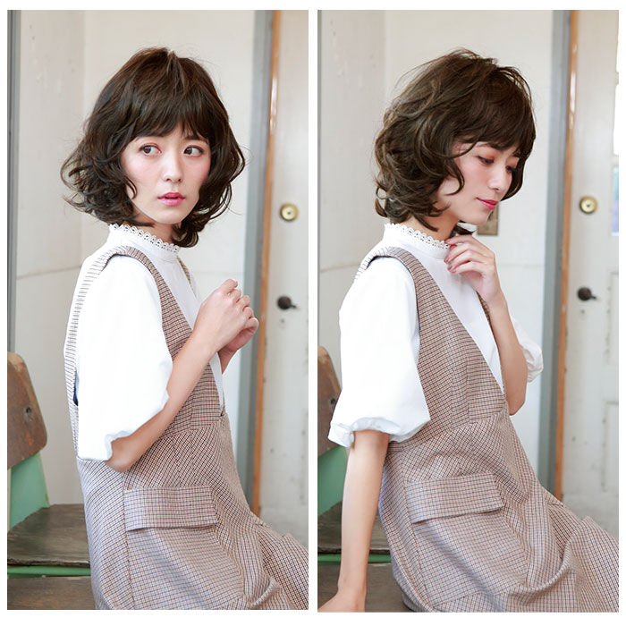 BACKYARD FAMILY「プリシラ ウィッグ 通販 フルウィッグ セミロング オールウィッグ クラシカルボブ A-664」|ヘアスタイリング|