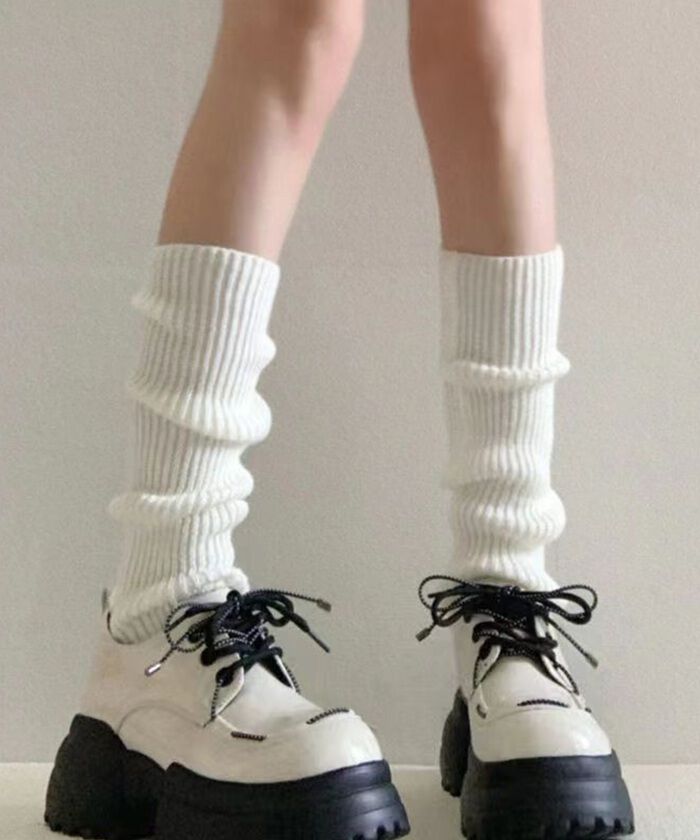 BACKYARD FAMILY「レッグウォーマー 40cm 通販 ニットレッグウォーマー レッグ ウォーマー レッグウオーマー」|レッグウォーマー|