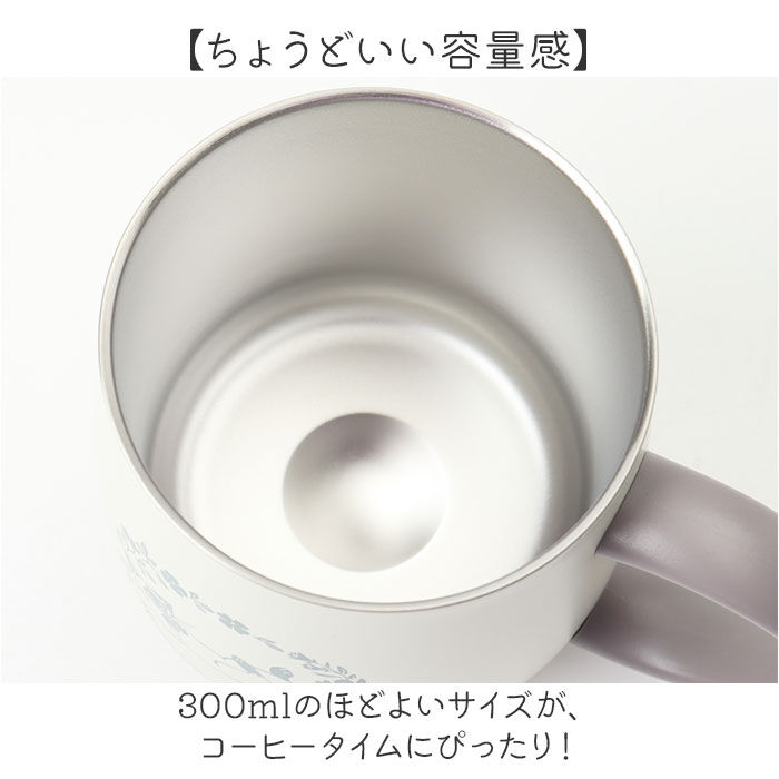 BACKYARD FAMILY「ステンレスマグカップ かわいい 猫 通販 真空断熱 マグカップ 保冷 保温 ステンレスマグ」|グラス・マグカップ|