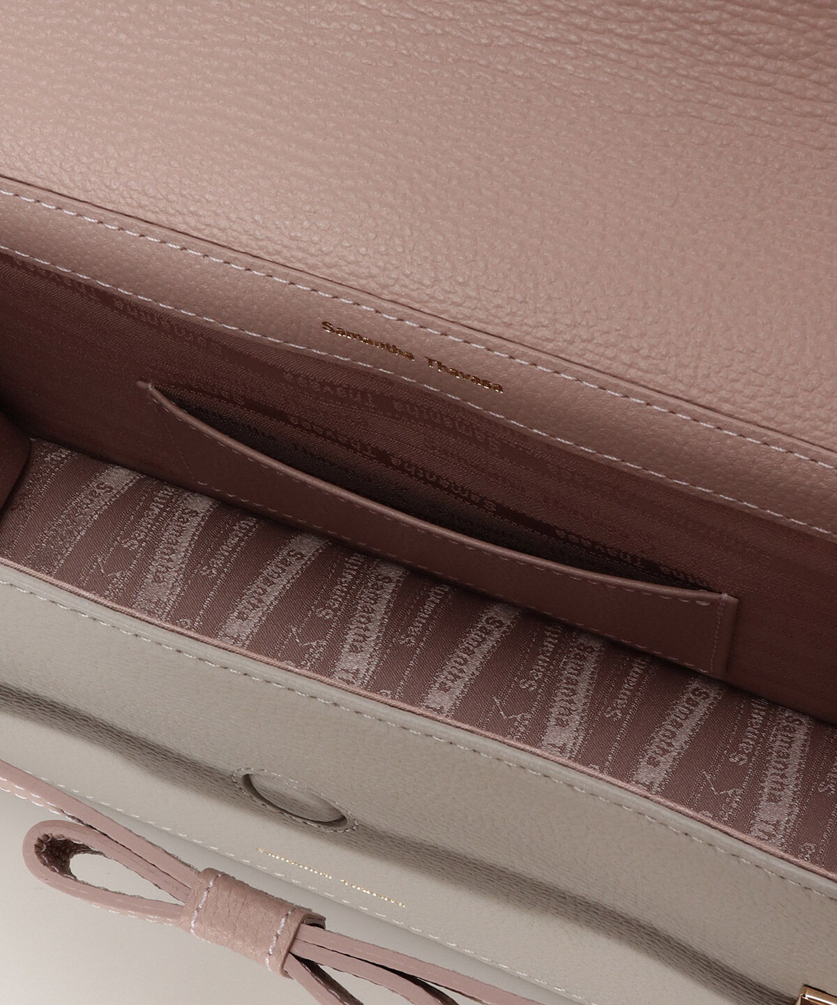 Samantha Thavasa「新バイカラーエムシュシュⅡ ショルダーバッグ 大サイズ」|ショルダー・メッセンジャー|