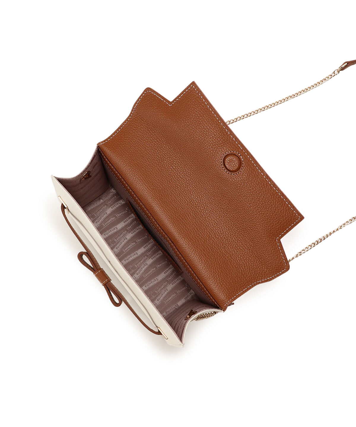 Samantha Thavasa「新バイカラーエムシュシュⅡ ショルダーバッグ 大サイズ」|ショルダー・メッセンジャー|