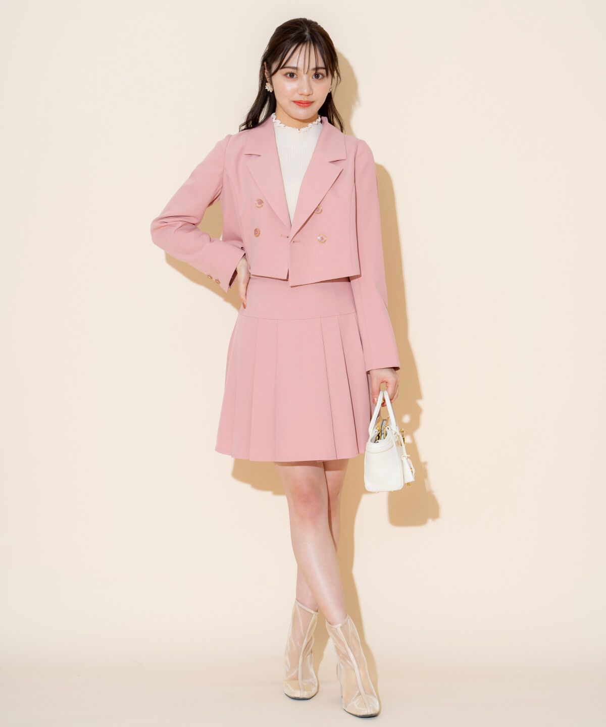 WILLSELECTION「ダブルボタンショートジャケット」|テーラードジャケット|