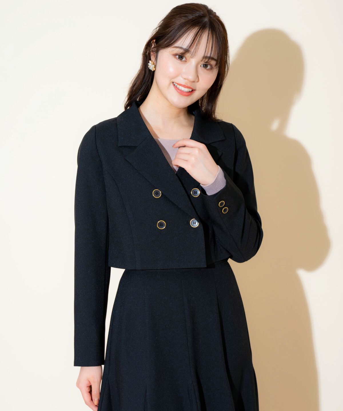 WILLSELECTION「ダブルボタンショートジャケット」|テーラードジャケット|