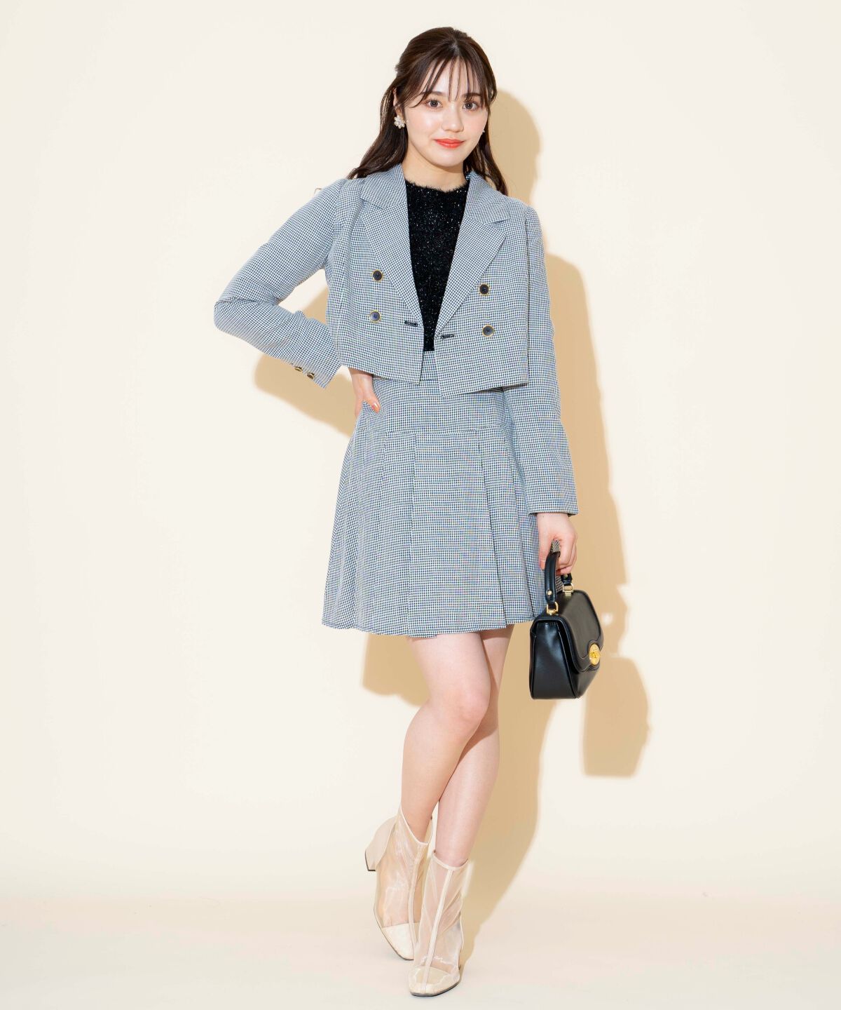 WILLSELECTION「ダブルボタンショートジャケット」|テーラードジャケット|