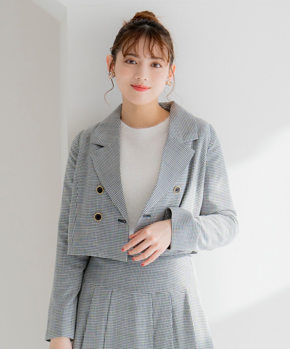 WILLSELECTION「ダブルボタンショートジャケット」|テーラードジャケット|