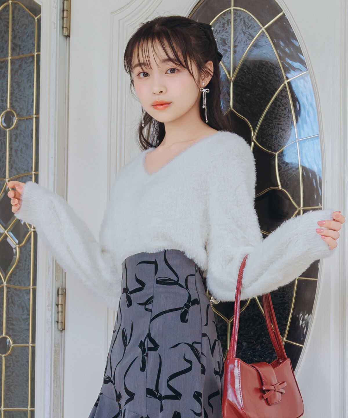 WILLSELECTION「ラメフェザー2WAYニット」|ニット・セーター|