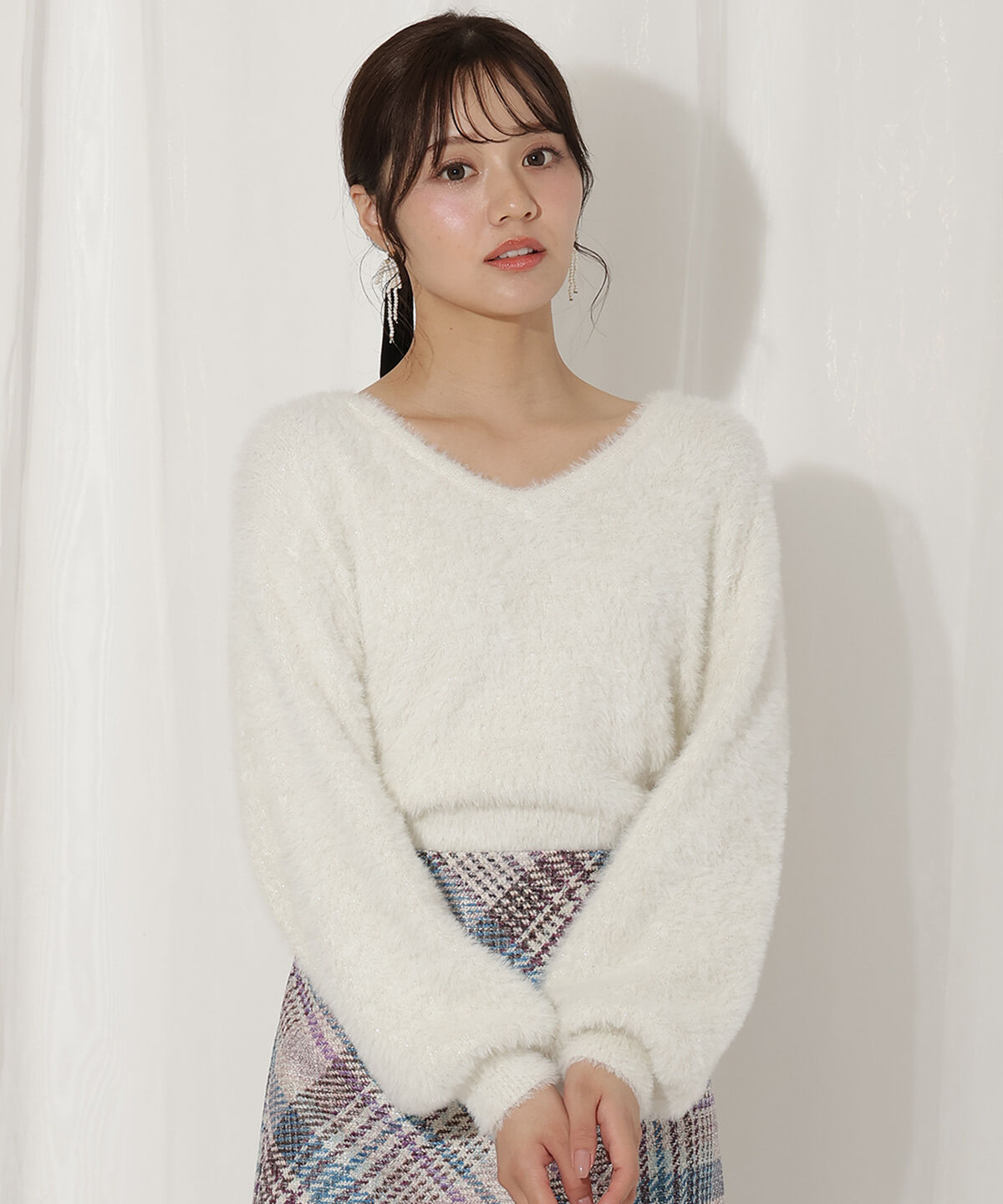 WILLSELECTION「ラメフェザー2WAYニット」|ニット・セーター|