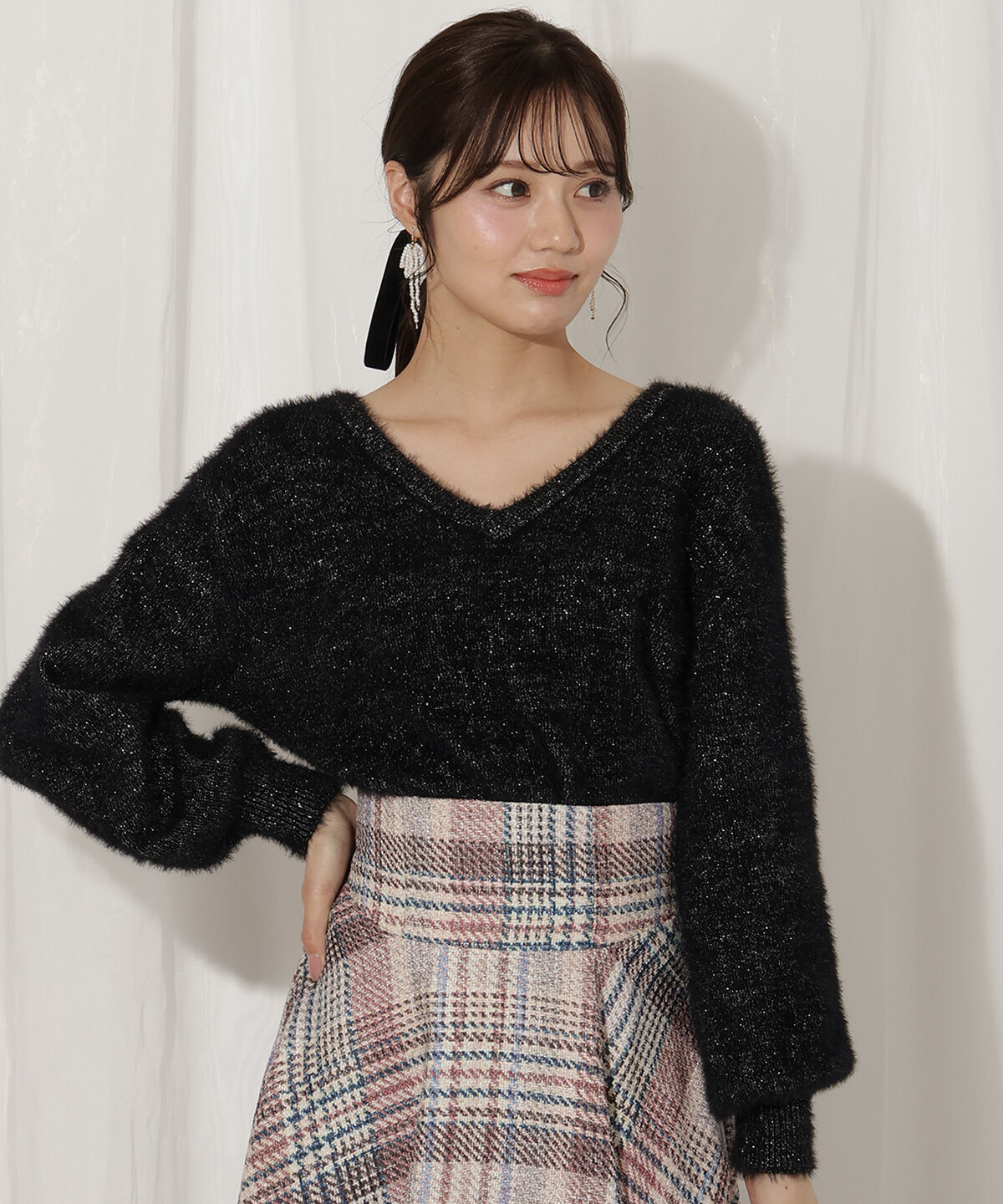 WILLSELECTION「ラメフェザー2WAYニット」|ニット・セーター|