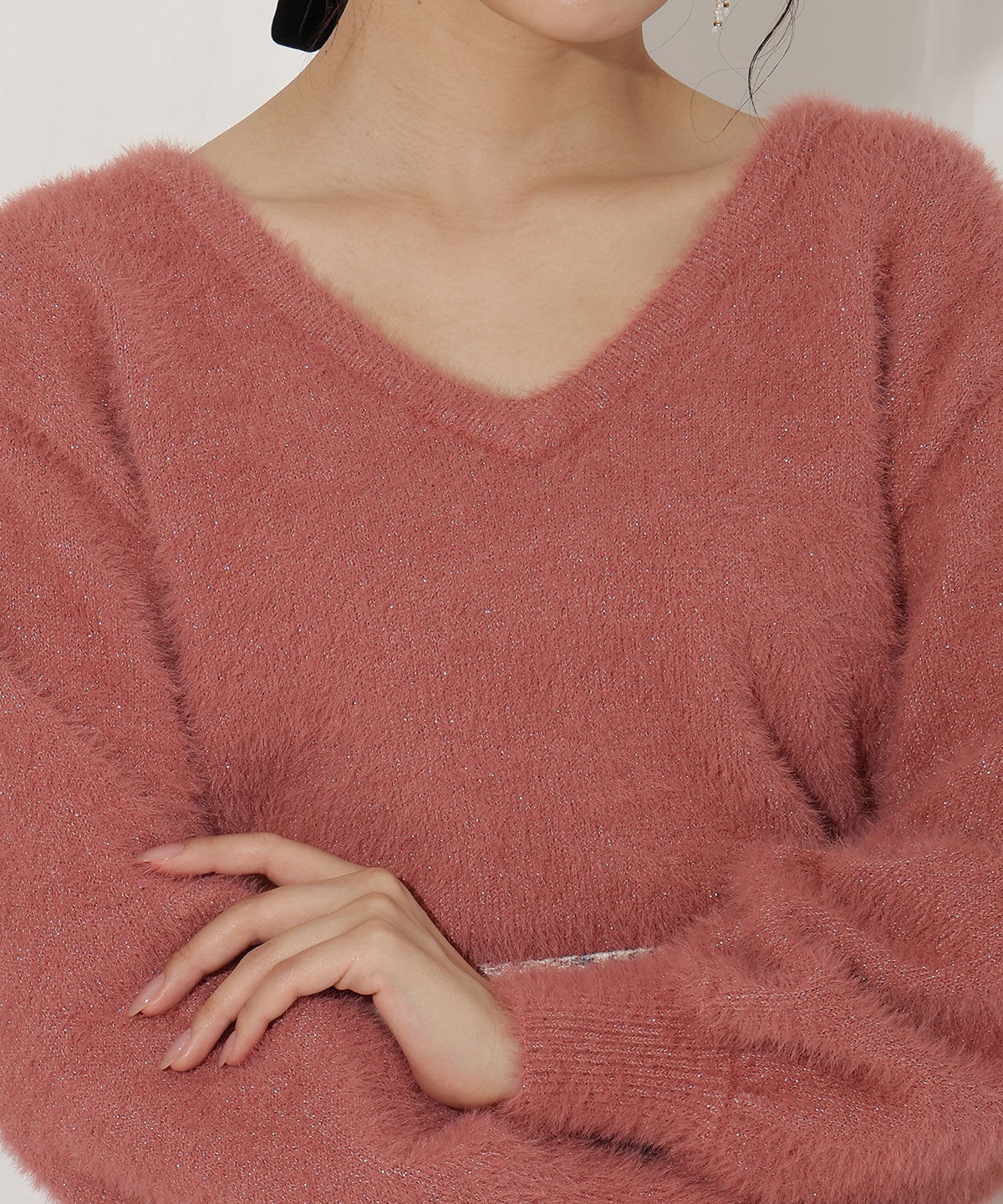 WILLSELECTION「ラメフェザー2WAYニット」|ニット・セーター|