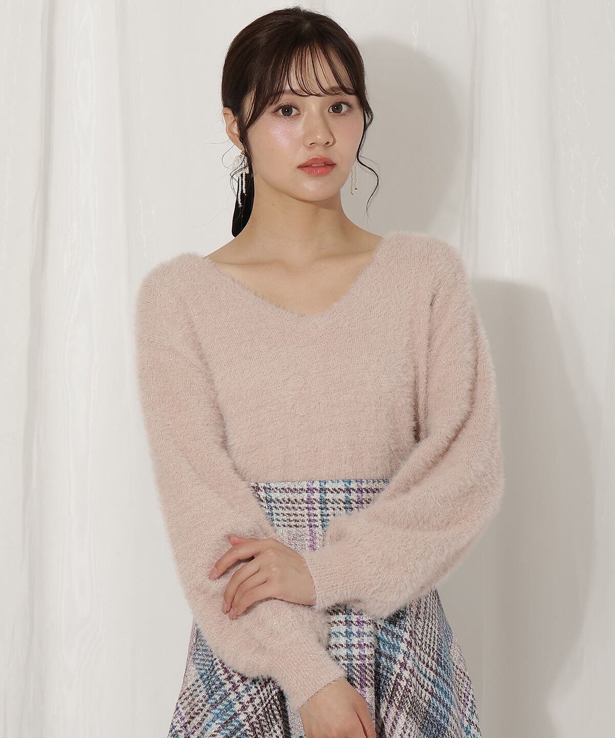 WILLSELECTION「ラメフェザー2WAYニット」|ニット・セーター|