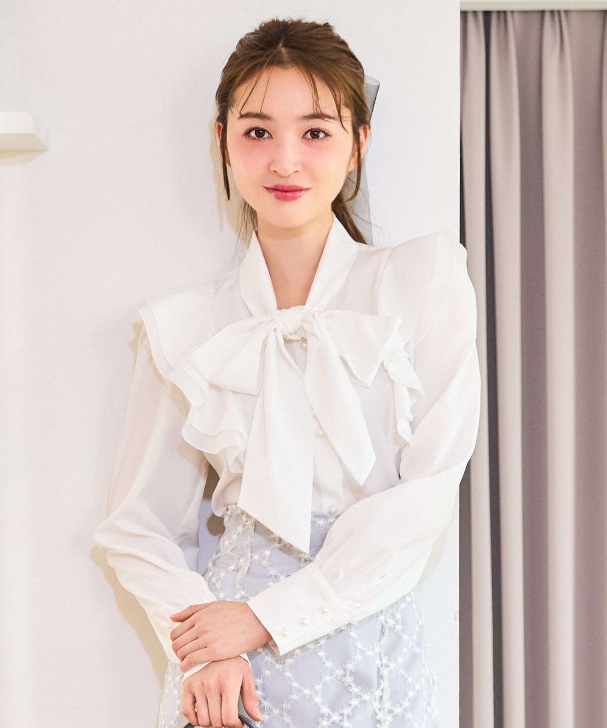 WILLSELECTION「ラッフルボウタイブラウス」|シャツ・ブラウス|