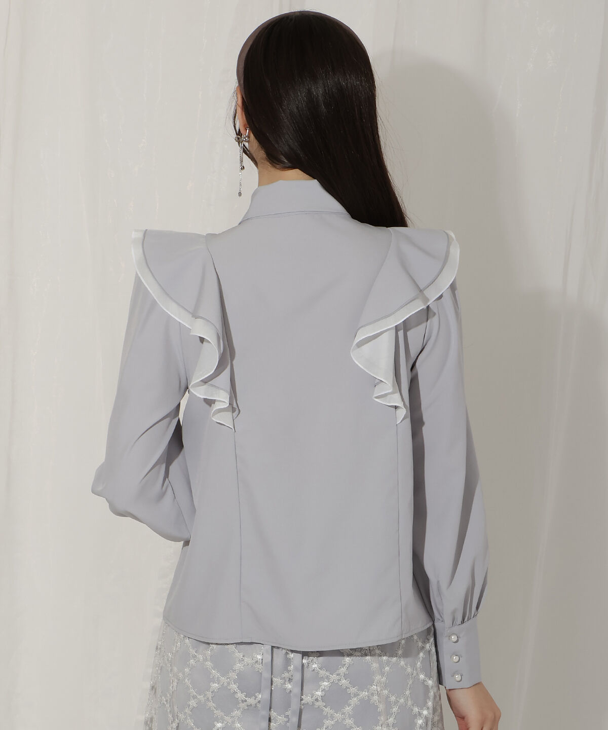 WILLSELECTION「ラッフルボウタイブラウス」|シャツ・ブラウス|