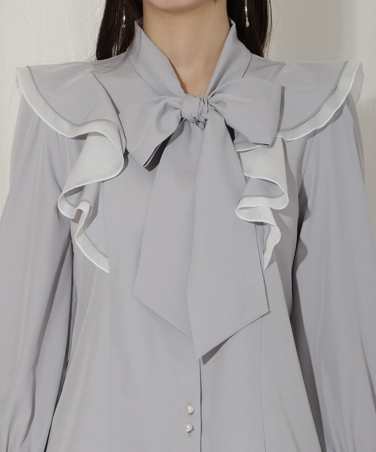 WILLSELECTION「ラッフルボウタイブラウス」|シャツ・ブラウス|