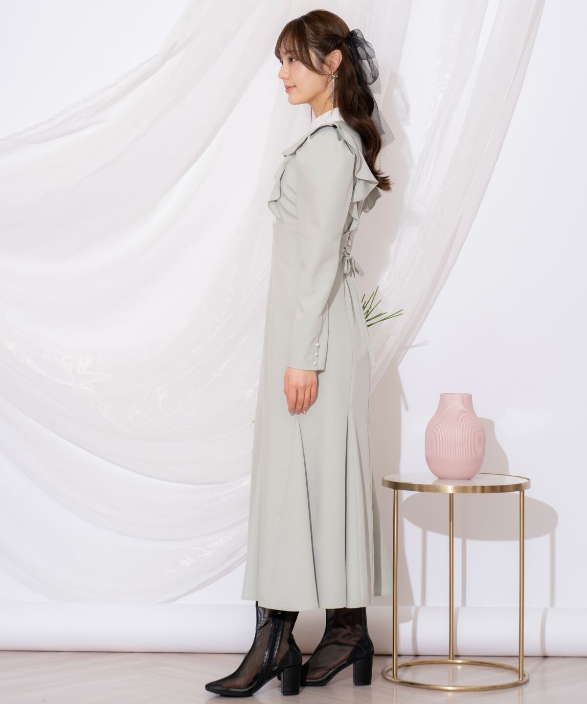 WILLSELECTION「配色ヨークマーメイドワンピース」|ワンピース|