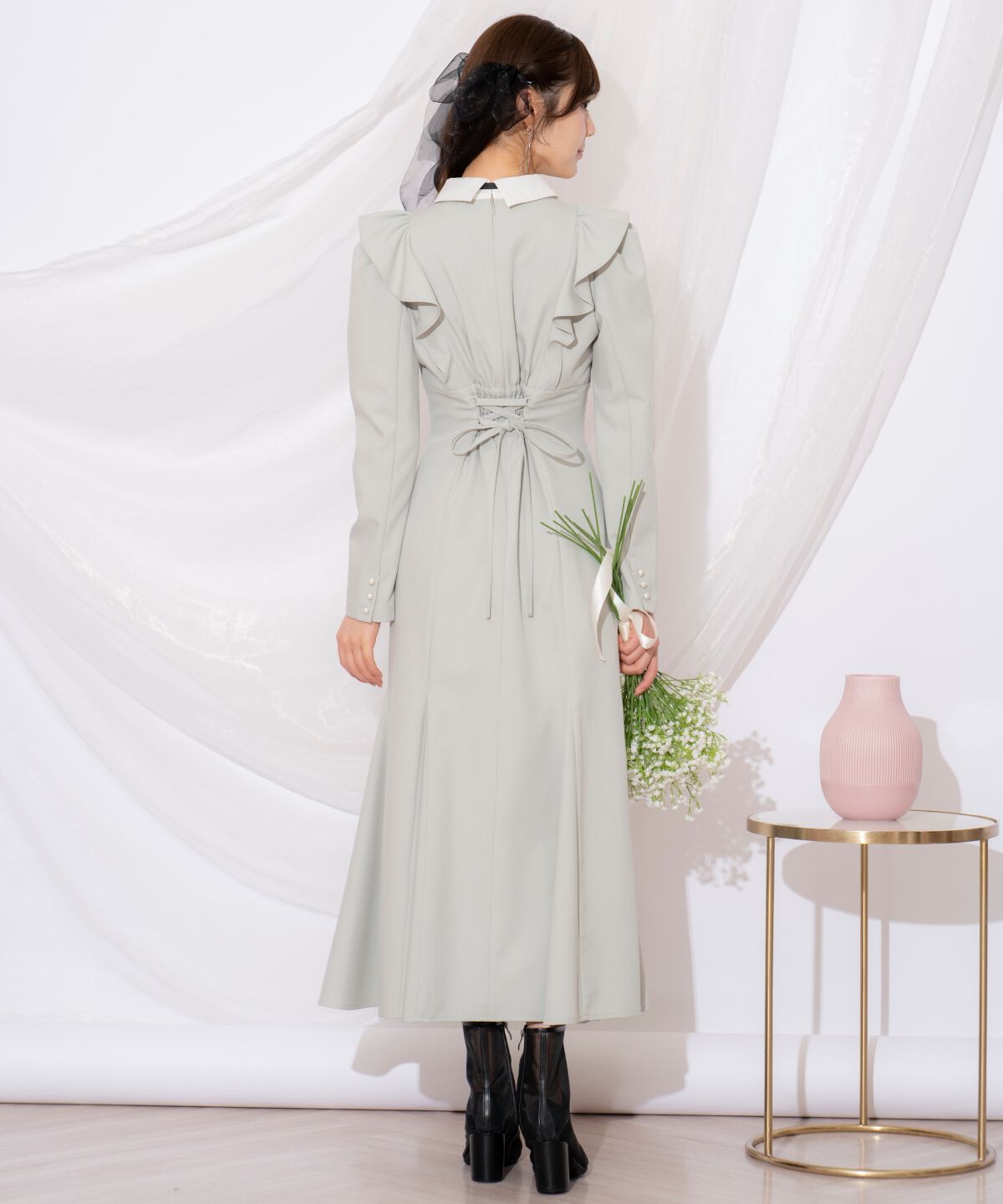 WILLSELECTION「配色ヨークマーメイドワンピース」|ワンピース|