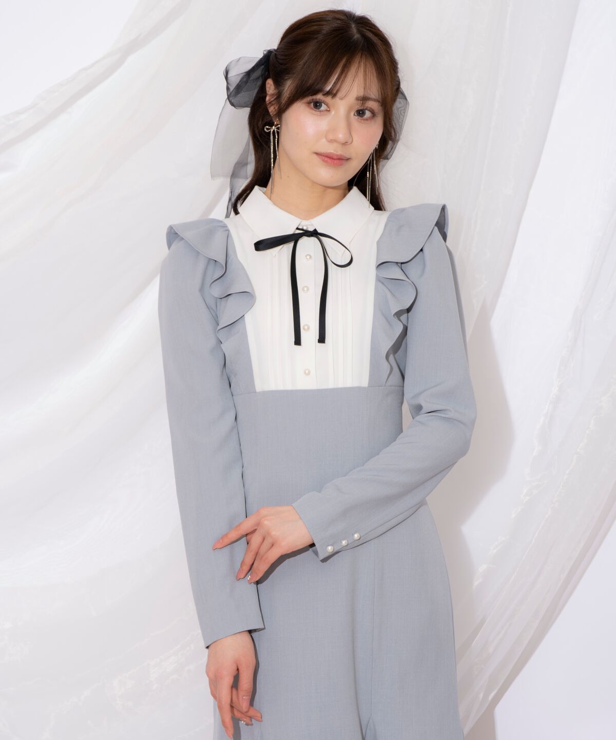 WILLSELECTION「配色ヨークマーメイドワンピース」|ワンピース|