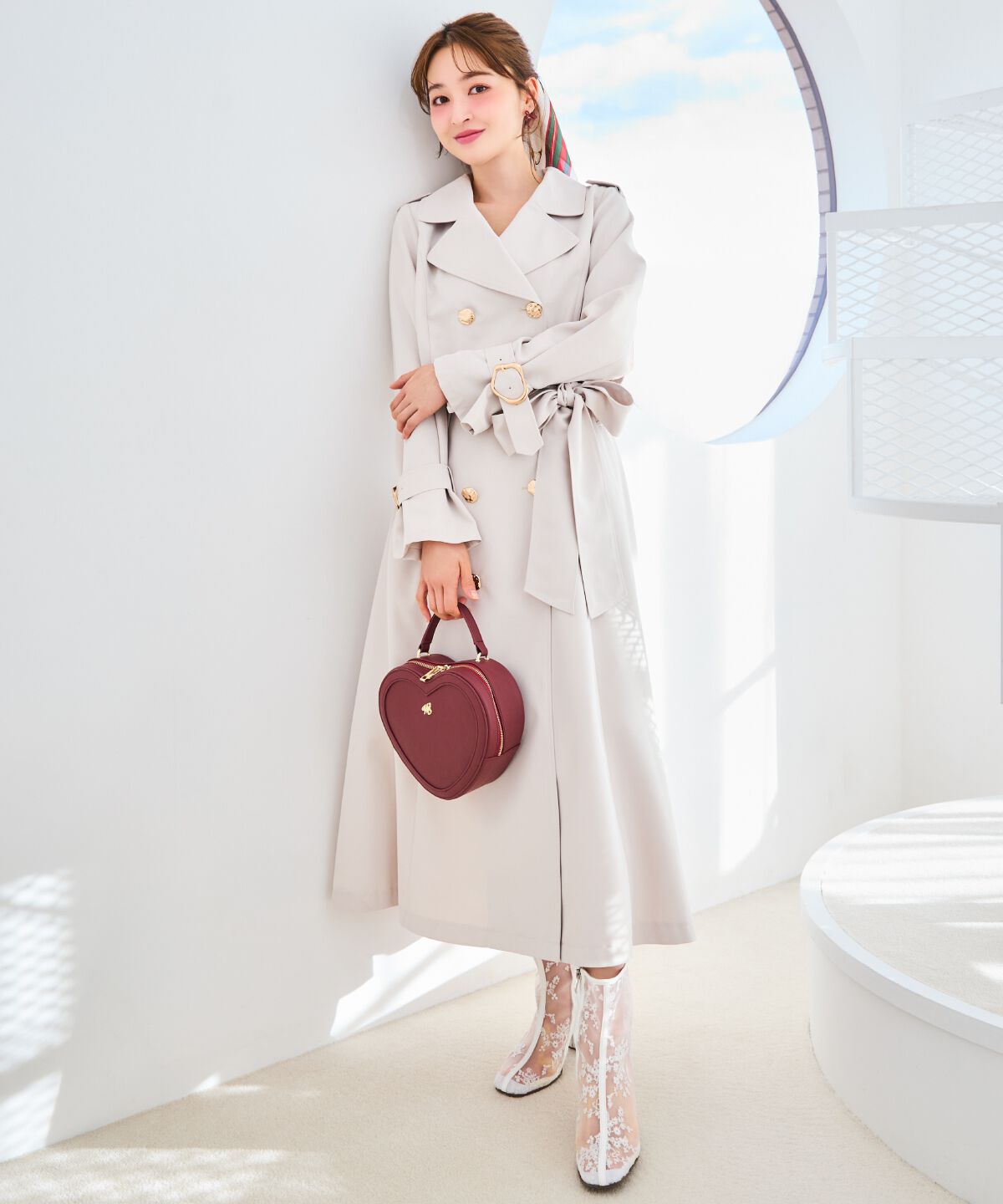 WILLSELECTION「メタリックボタン3WAYトレンチコート」|トレンチコート|