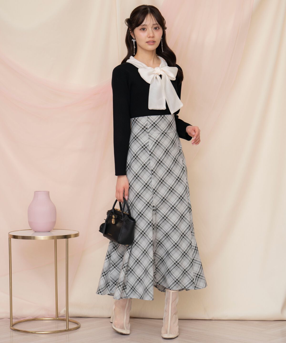 WILLSELECTION「シアーリボンタイプルオーバー」|ニット・セーター|