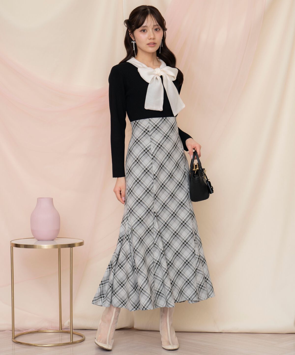 WILLSELECTION「シアーリボンタイプルオーバー」|ニット・セーター|