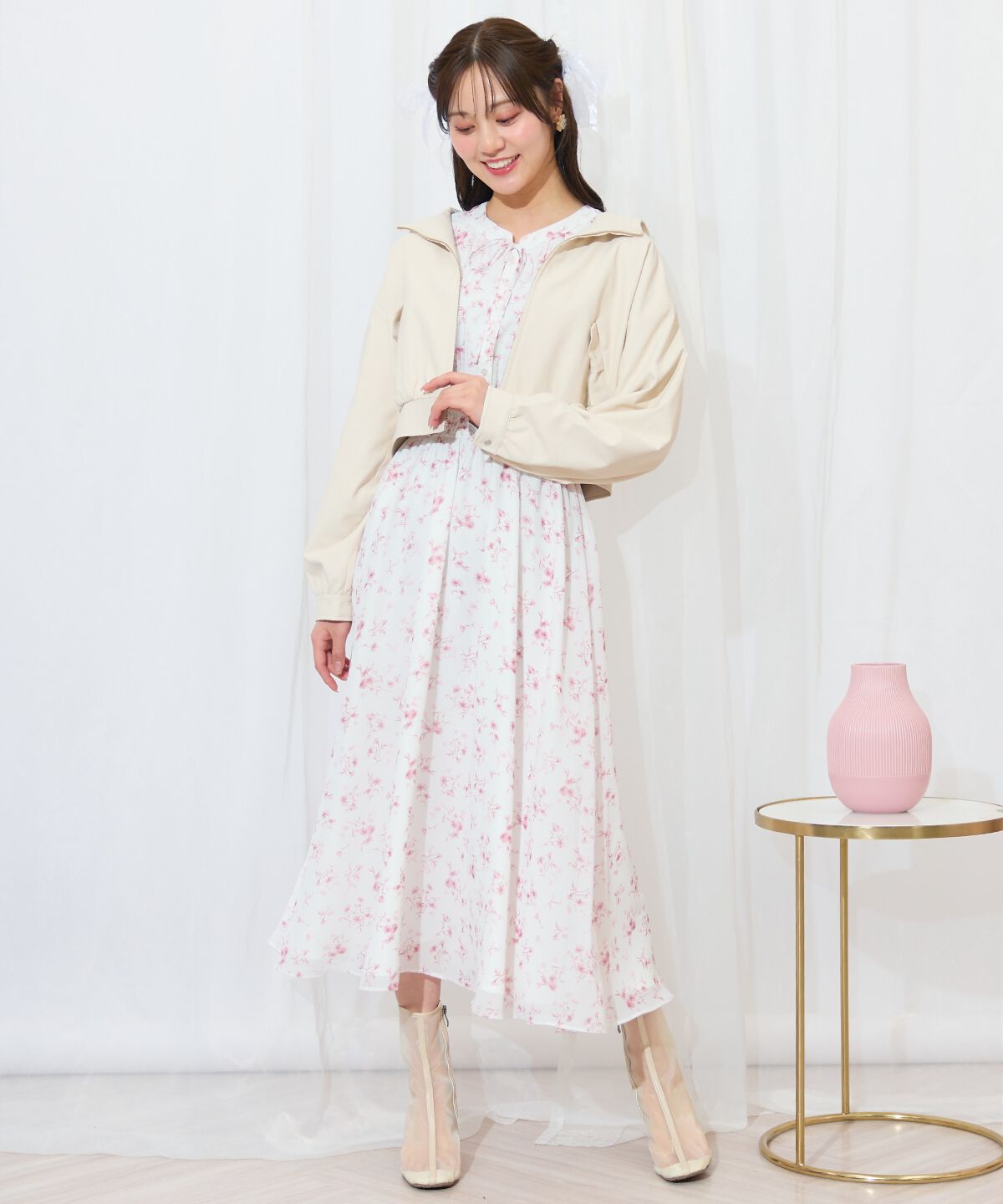 WILLSELECTION「リボンポケットブルゾン」|ブルゾン・スタジャン|