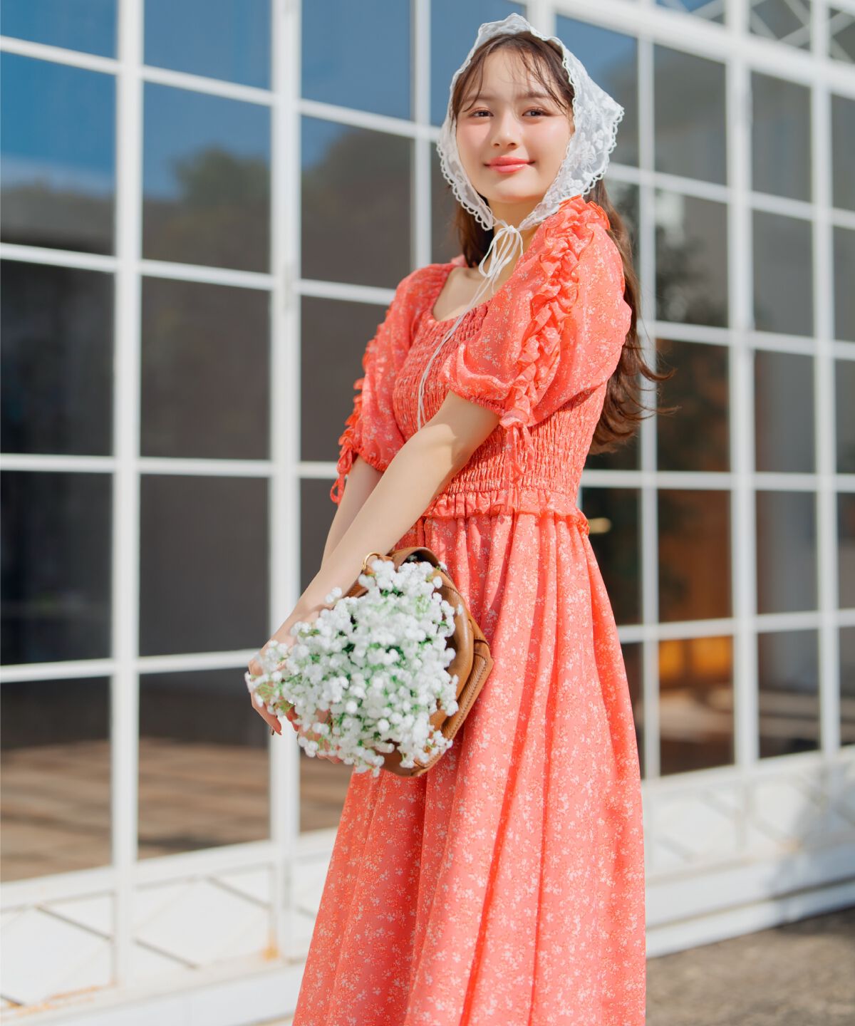 WILLSELECTION「ミニフラワーシャーリングワンピース」|ワンピース|