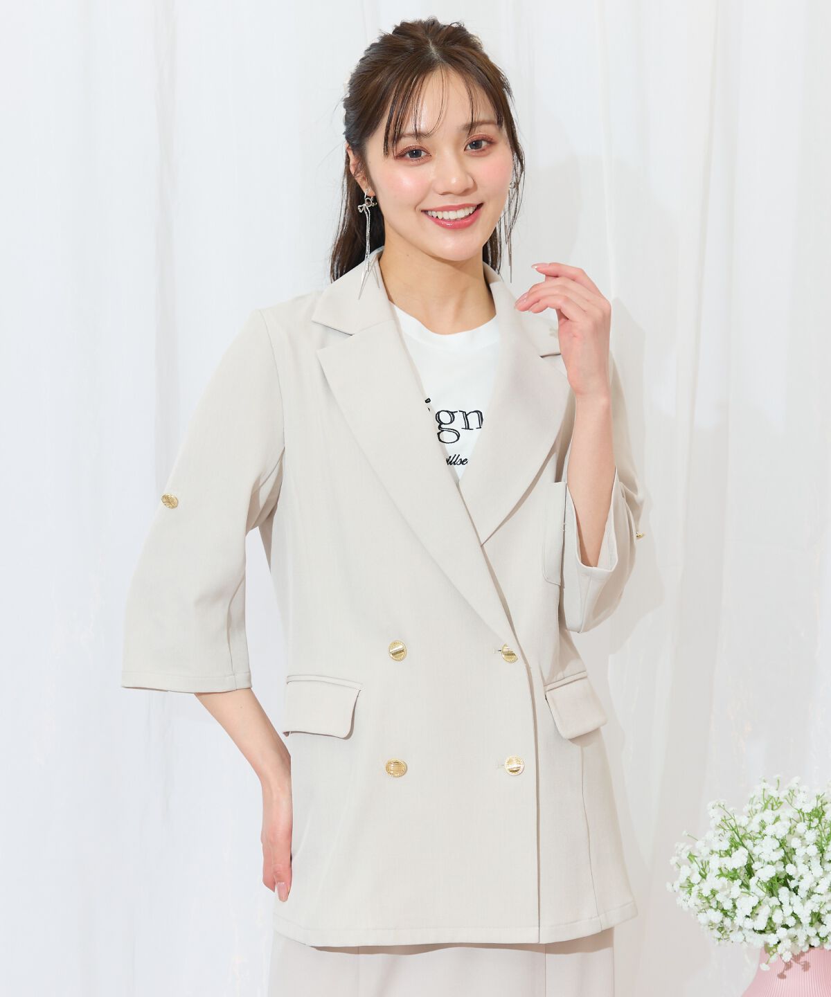 WILLSELECTION「エンブレム付きテーラードジャケット」|テーラードジャケット|