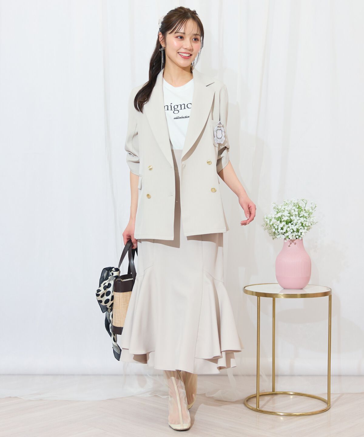 WILLSELECTION「エンブレム付きテーラードジャケット」|テーラードジャケット|