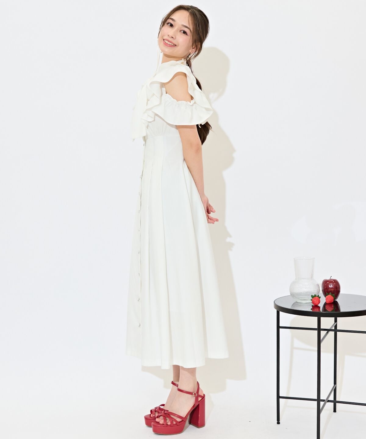 WILLSELECTION「ラッフルスリーブリボンタイワンピース」|ワンピース|