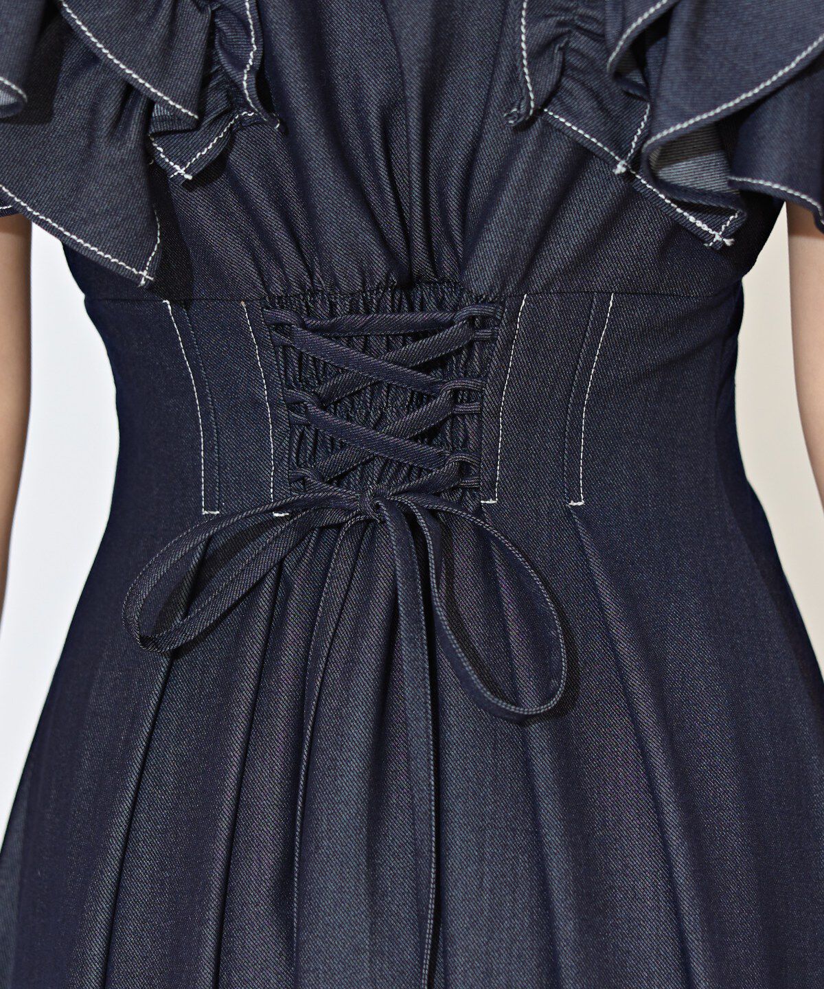 WILLSELECTION「ラッフルスリーブリボンタイワンピース」|ワンピース|