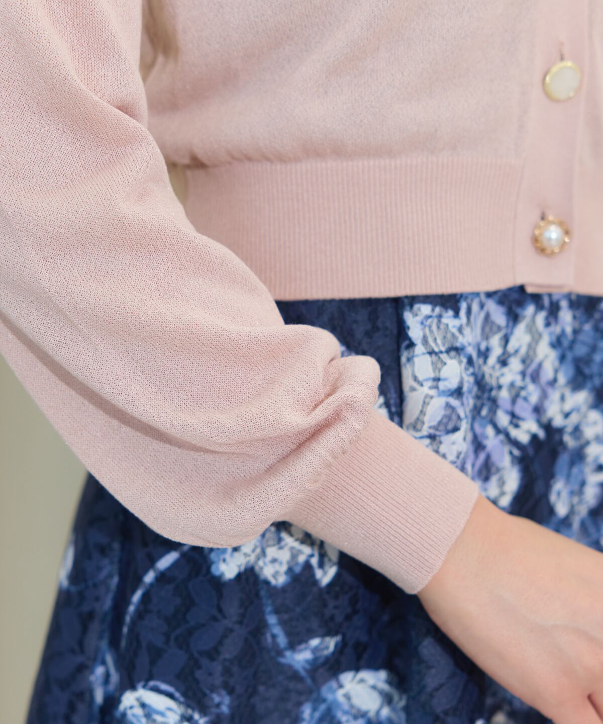 WILLSELECTION「アソートボタンシアーカーディガン」|カーディガン|