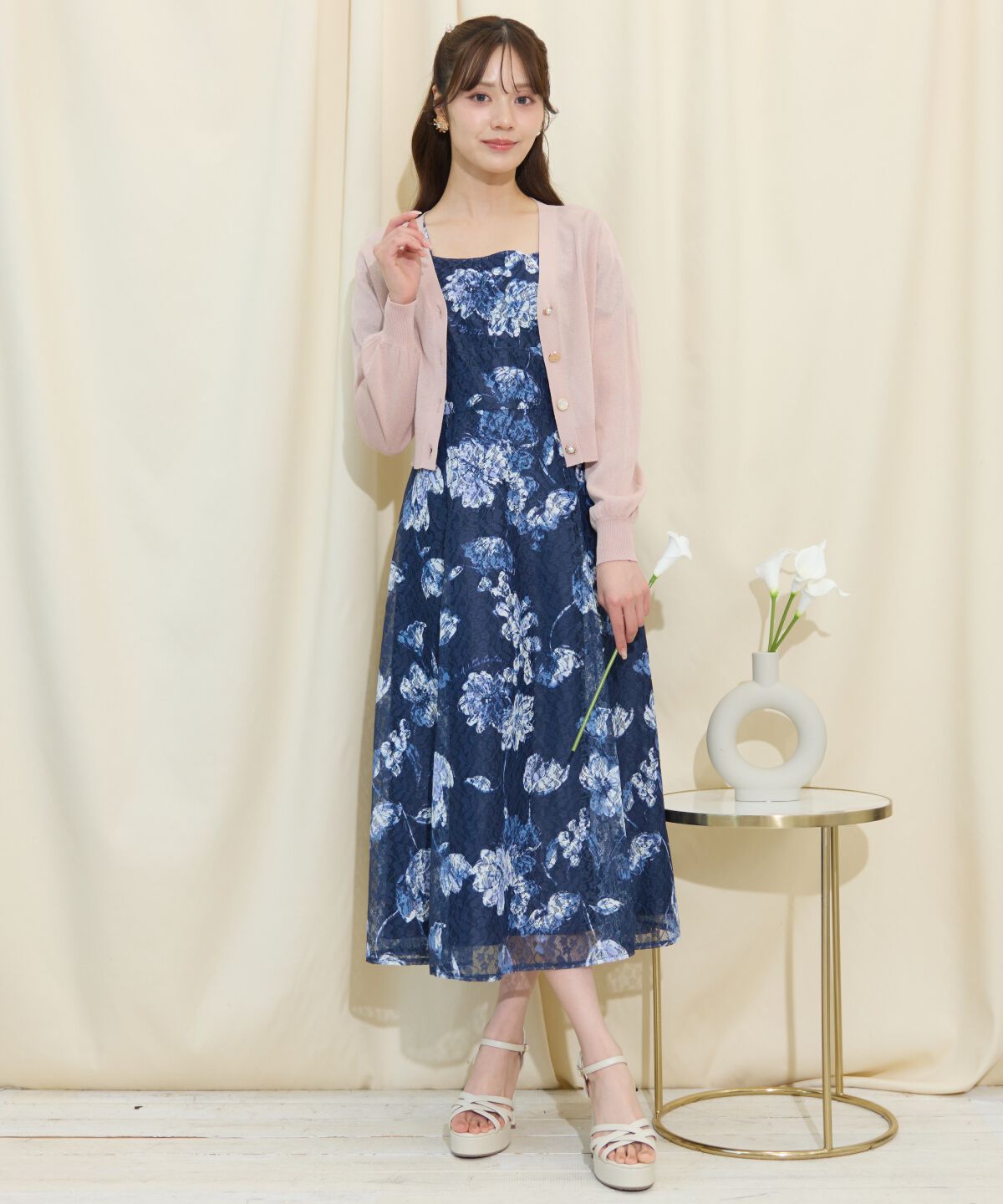 WILLSELECTION「アソートボタンシアーカーディガン」|カーディガン|