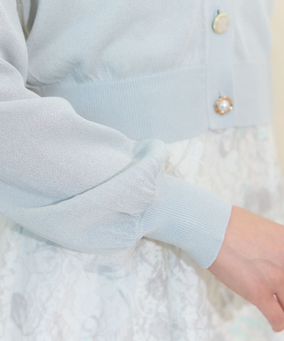 WILLSELECTION「アソートボタンシアーカーディガン」|カーディガン|