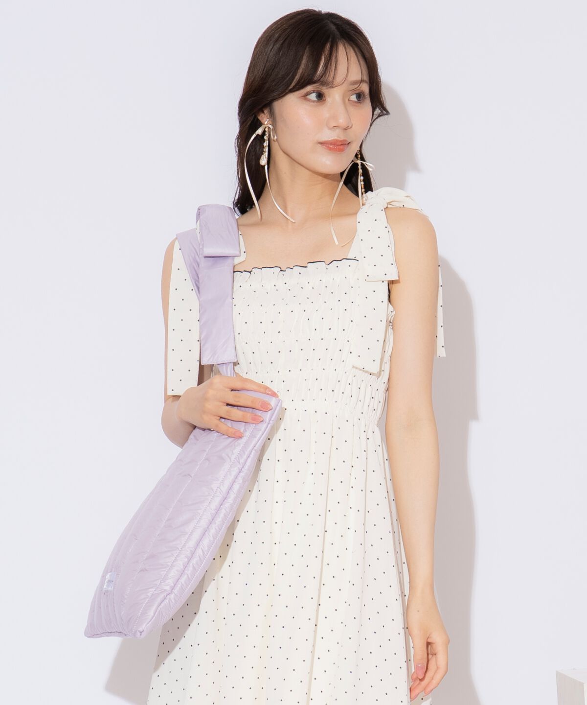 WILLSELECTION「リボンショルダーキルティングトート」|トートバッグ|