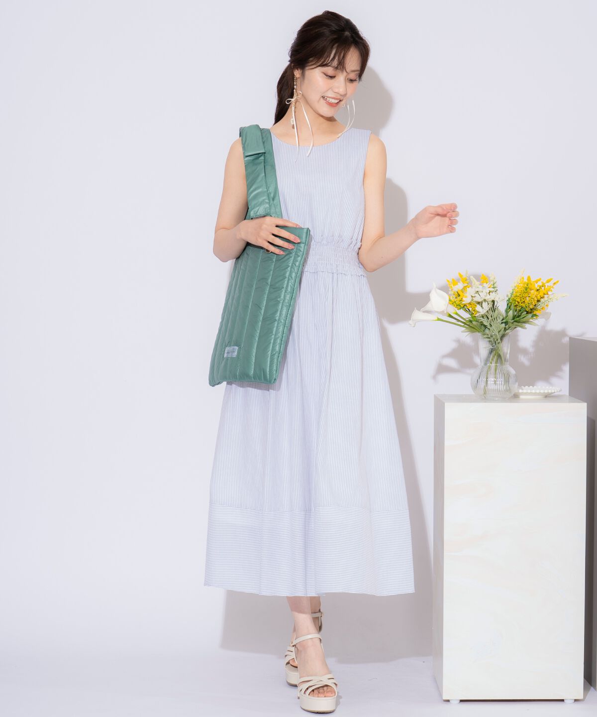 WILLSELECTION「リボンショルダーキルティングトート」|トートバッグ|