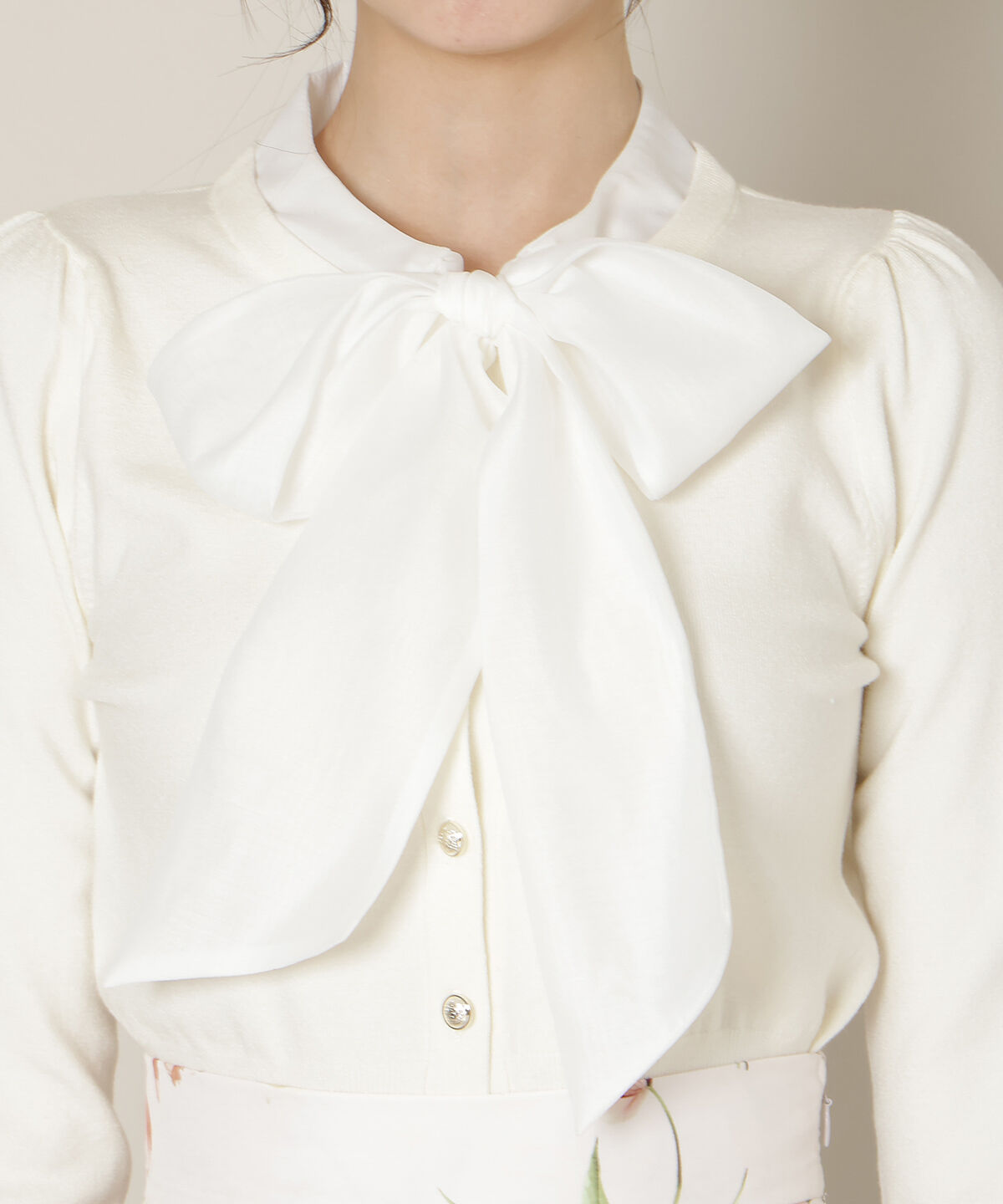 WILLSELECTION「リボンタイニットトップス」|ニット・セーター|