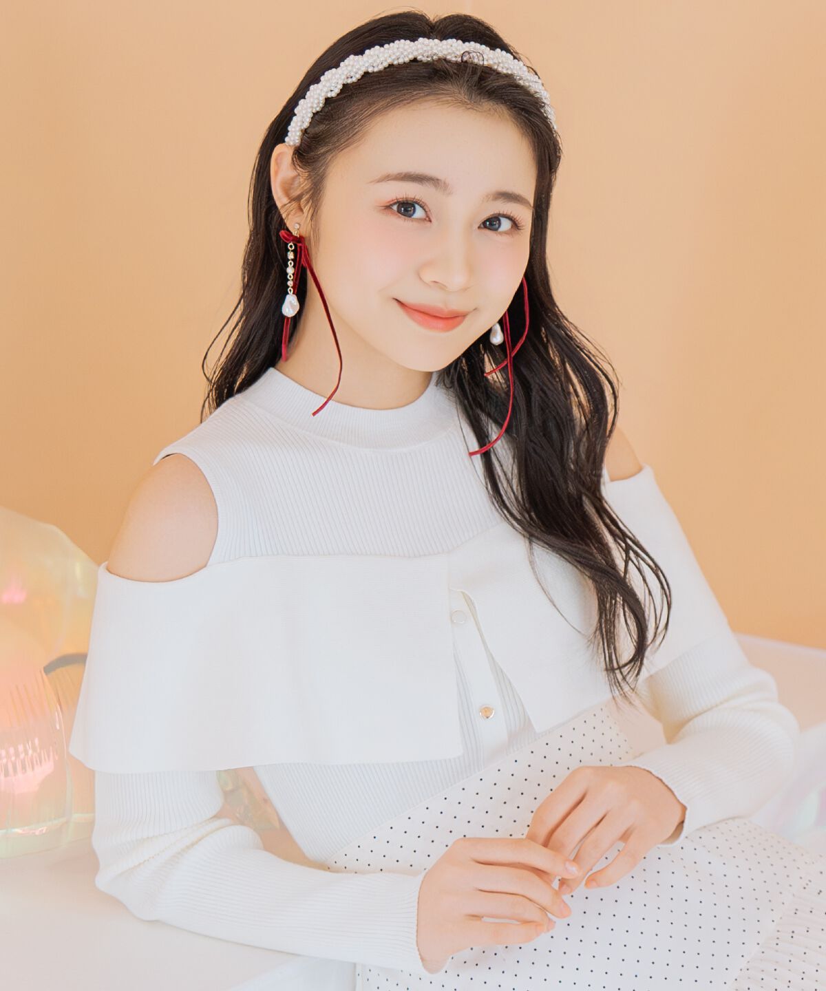 WILLSELECTION「オープンショルダーレイヤードニット」|ニット・セーター|