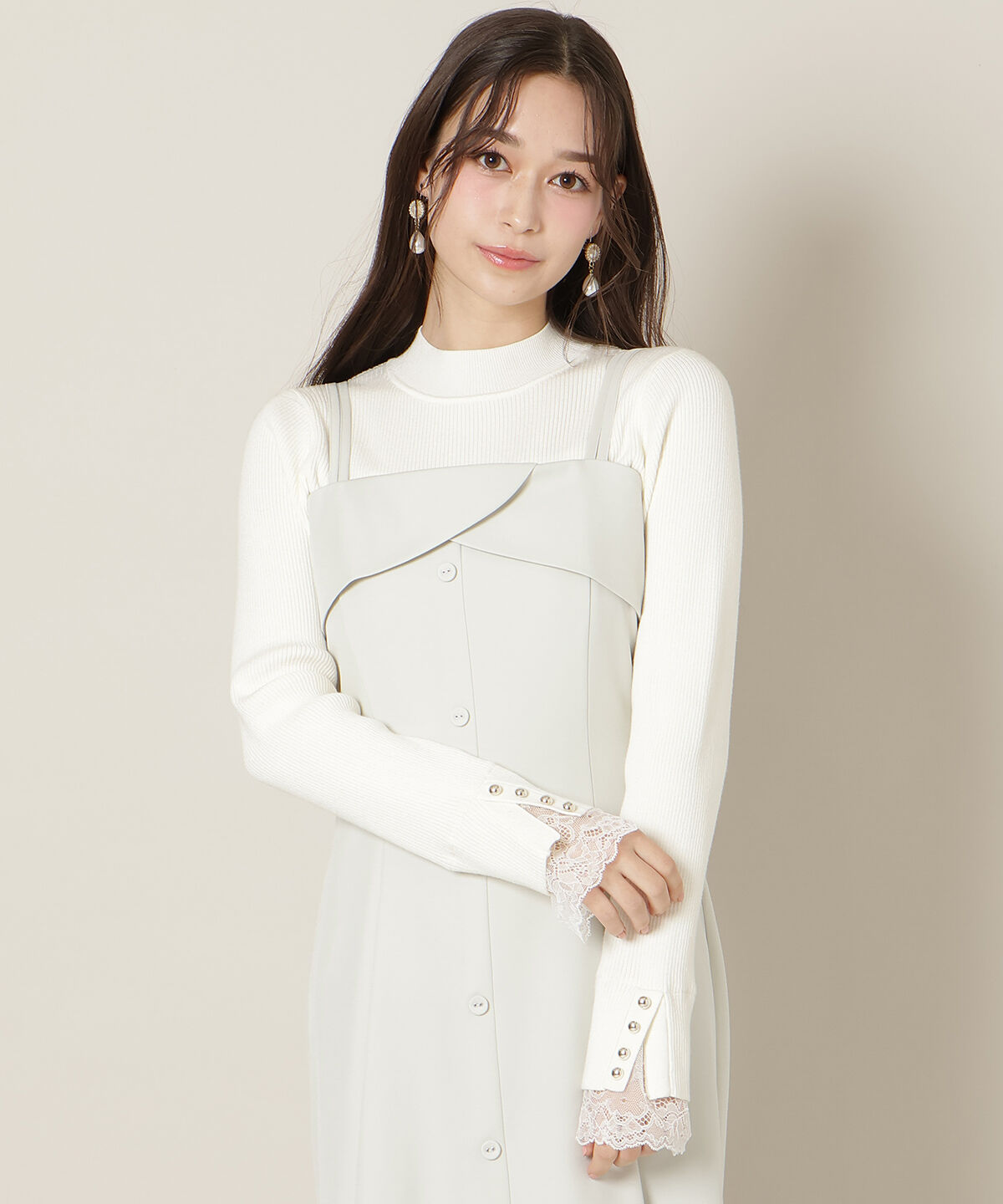 WILLSELECTION「フロントスリットマーメイドワンピース」|ワンピース|