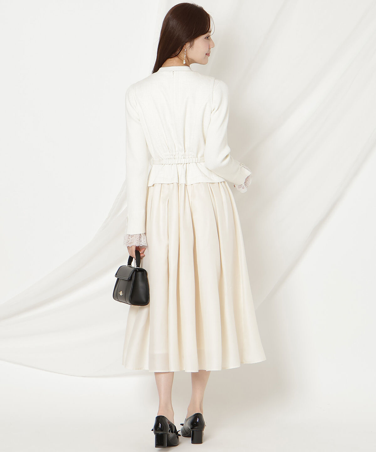 WILLSELECTION「ツイードドッキングジレワンピース」|ワンピース|