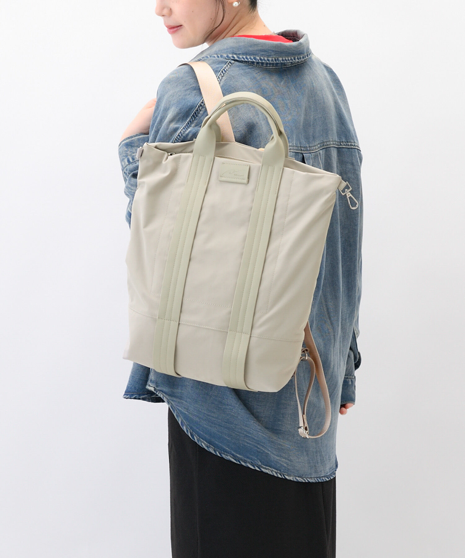 W&.Day/Night「W&.Day/Night ダブルアンドデイナイト レポ 2WAYトートリュックA4サイズ 19171」|トートバッグ|