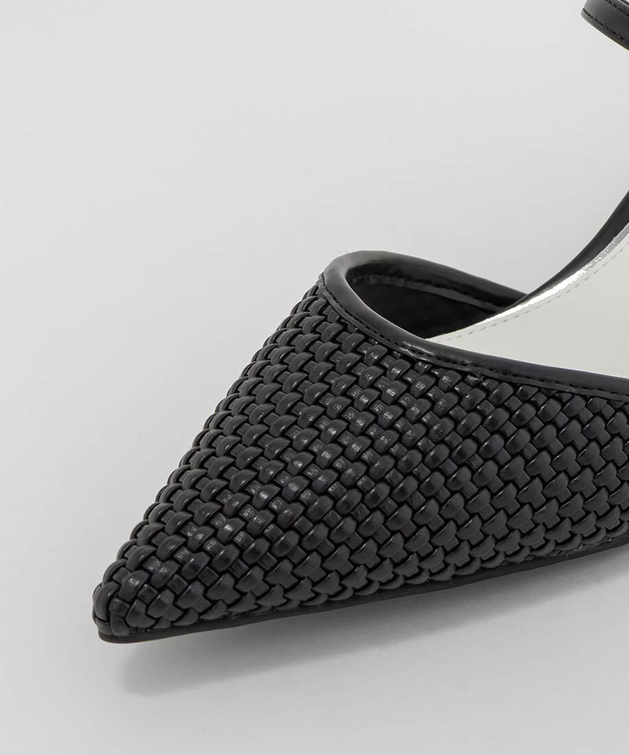  「ブレードデザインアンクルストラップパンプス」|パンプス|