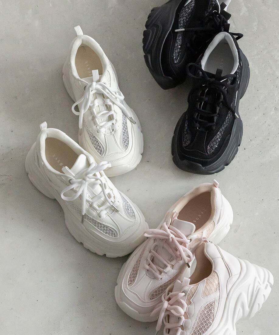  「コンビマテリアルシアースニーカー」|スニーカー|