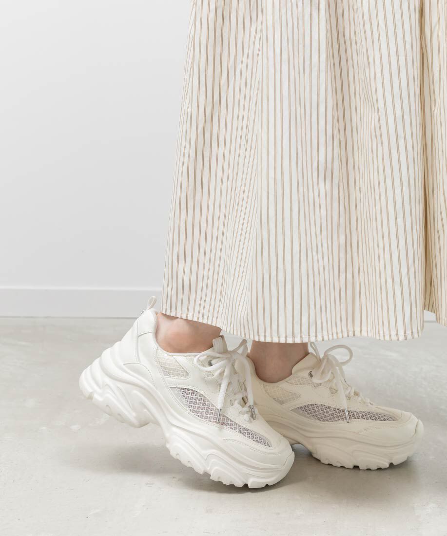  「コンビマテリアルシアースニーカー」|スニーカー|