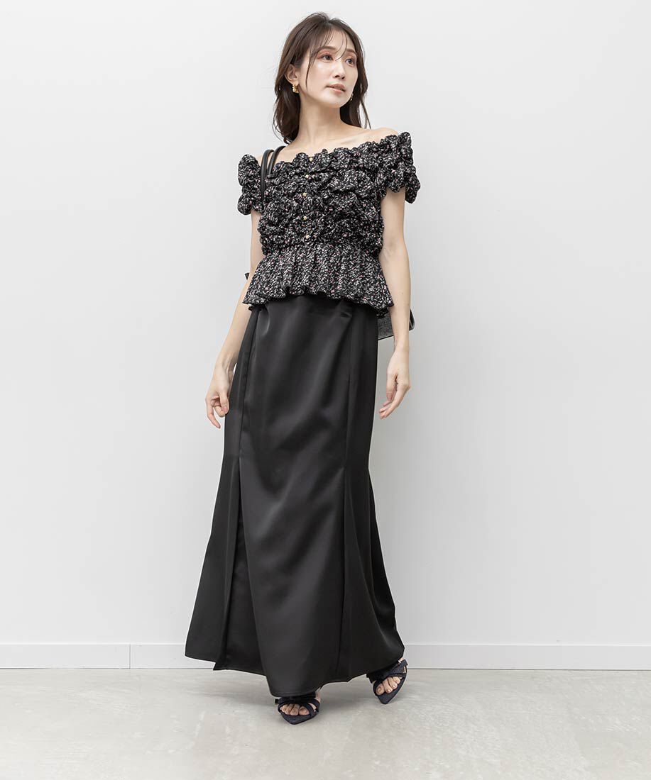  「リボンデザインポインテッドトゥサンダル」|サンダル|