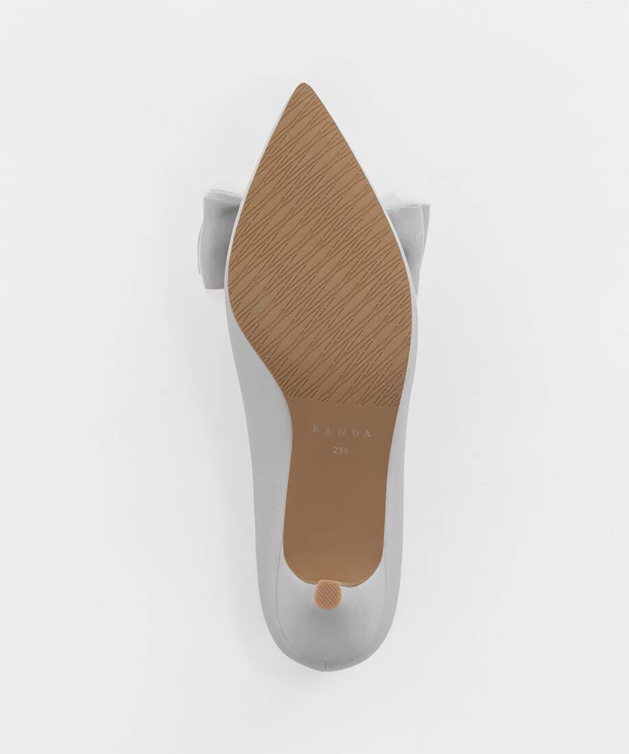  「2WAY シアーシフォンリボンパンプス」|パンプス|