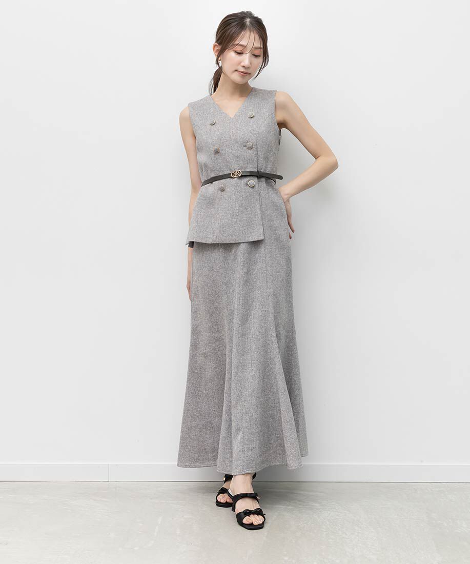  「サテンダブルリボンミュールサンダル」|パンプス|