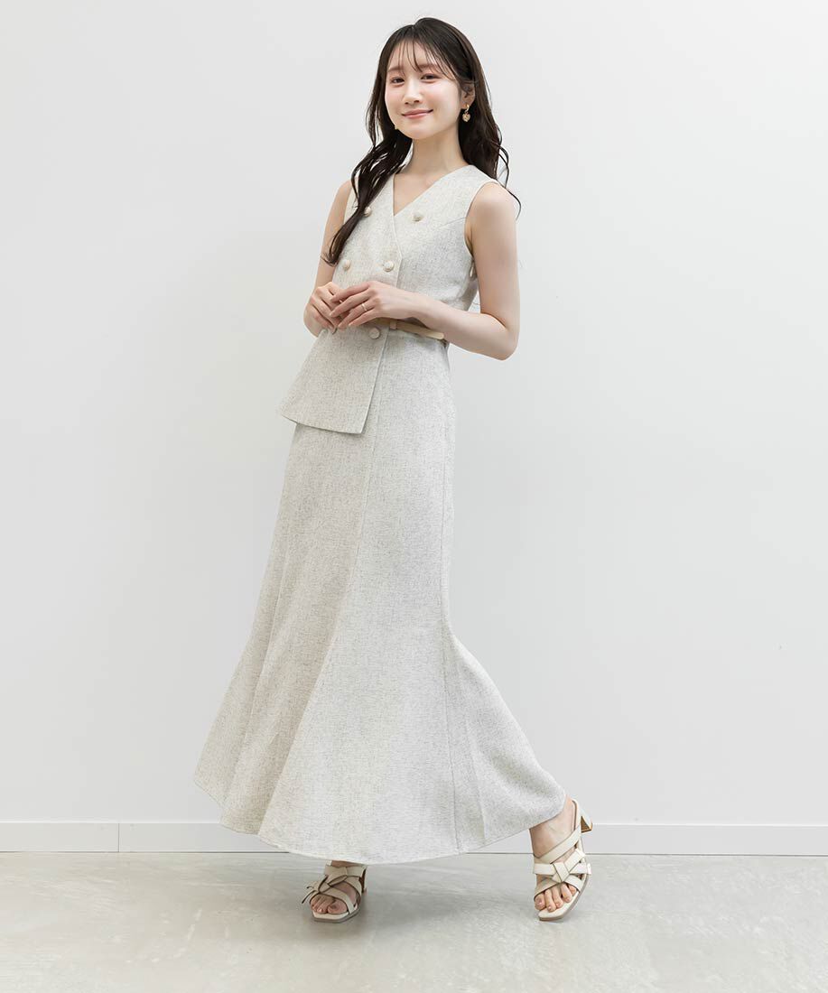  「アシンメトリーリボンミュールサンダル」|パンプス|